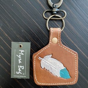 Myra Bag “Azure Quill” Keychain